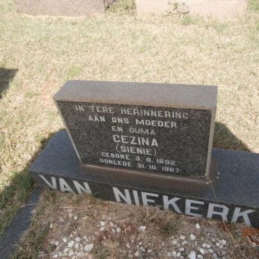 NIEKERK Gezina, van 1892-1967