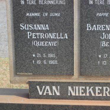 NIEKERK Barend Johannes, van 1916-1968 &amp; Susanna Petronella 1915-1968