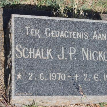 NICKOLA Schalk J.P. 1970-1970