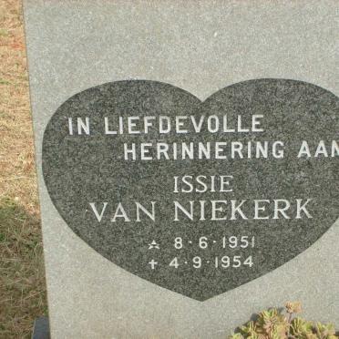 NIEKERK Issie, van 1951-1954