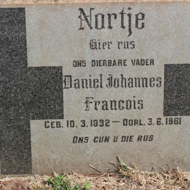 NORTJE Daniel Johannes Francois 1892-1961