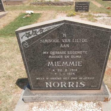 NORRIS Miemie 1914-1974