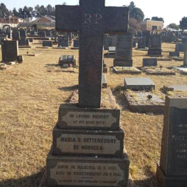 NOBREGA Maria B. Bettencourt, de 1881-1951