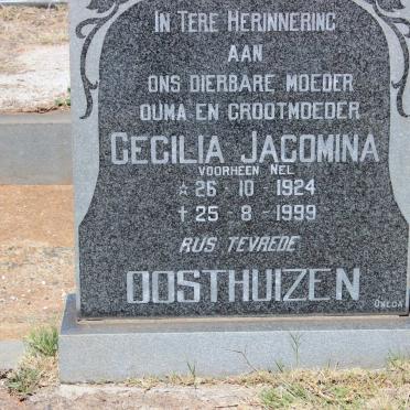 OOSTHUIZEN Cecilia Jacomina voorheen NEL 1924-1999