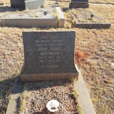 OOSTHUIZEN Johan George 1871-1952