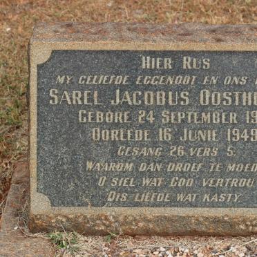 OOSTHUIZEN Sarel Jacobus 1912-1949