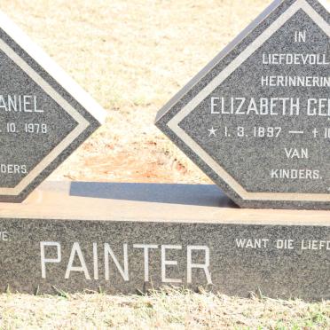 PAINTER Gerhardus Daniel 1892-1978 &amp;Elizabeth Gertruida 1897-1980