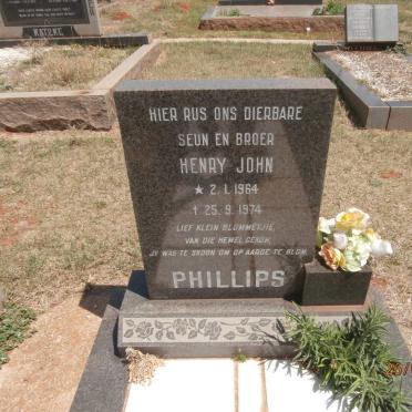 PHILLIPS Henry John 1964-1974