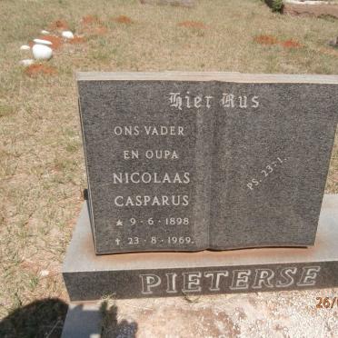 PIETERSE Nicolaas Casparus 1898-1969