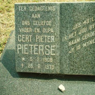 PIETERSE Gert Pieter 1908-1979