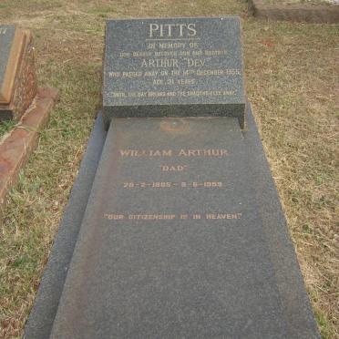 PITTS William Arthur 1885-1959 :: PITTS Arthur -1955
