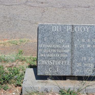 PLOOY Christoffel C.J., du 1910-1973