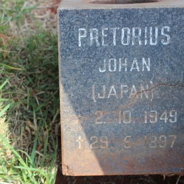 PRETORIUS Johan 1949-1997
