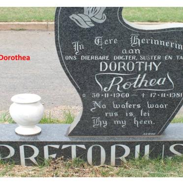 PRETORIUS Dorothy 1960-1981