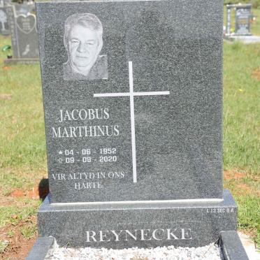 REYNECKE Jacobus Marthinus 1952-2020