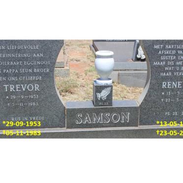 SAMSON Trevor 1953-1983 &amp; Renette 1956-2000