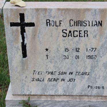 SAGER Rolf Christian 1977-1980