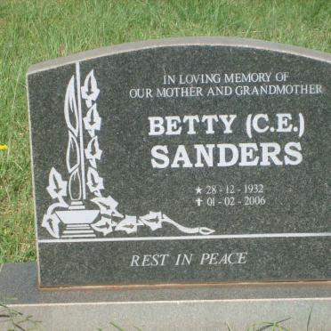 SANDERS C.E. 1932-2006