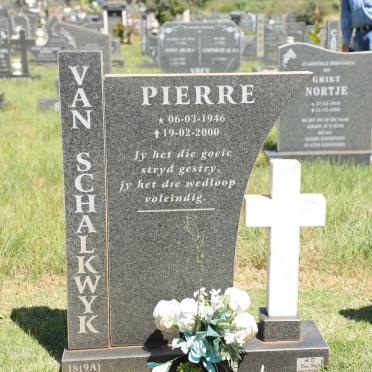 SCHALKWYK Pierre, van 1946-2000