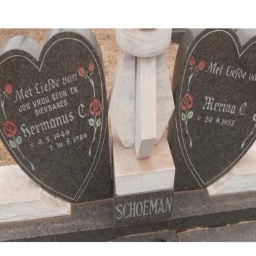 SCHOEMAN Hermanus C. 1949-1989 &amp; Merina C. 1955-