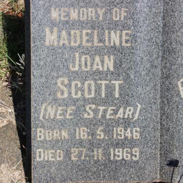 SCOTT Madeline Joan nee STEAR 1946-1969