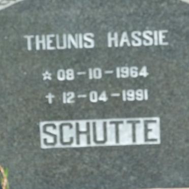 SCHUTTE Theunis Hassie 1964-1991