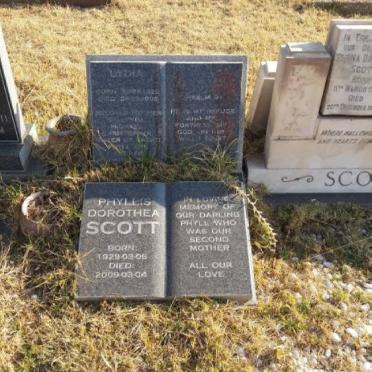 SCOTT Lydia 1920-2008 :: SCOTT Phyllis Dorothea 1929-2009