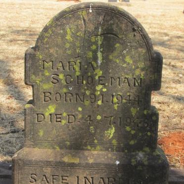 SCHOEMAN Maria 1944-1946