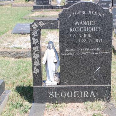 SEQUEIRA Manuel Roderiques 1910-1971
