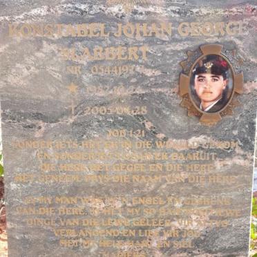 SLABBERT Johan George 1982-2005