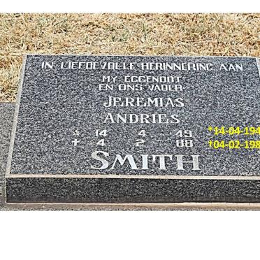 SMITH Jeremias Andries 1949-1988