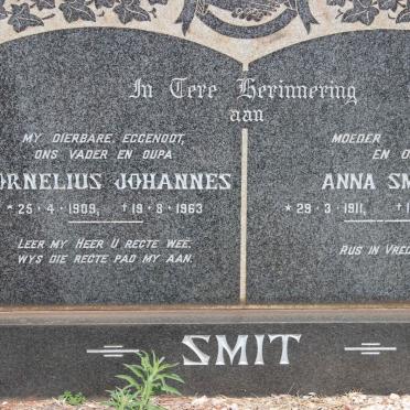 SMIT Cornelius Johannes 1909-1963 &amp; Anna 1911-1967