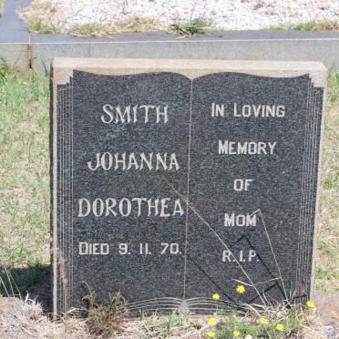 SMITH Johanna Dorothea -1970