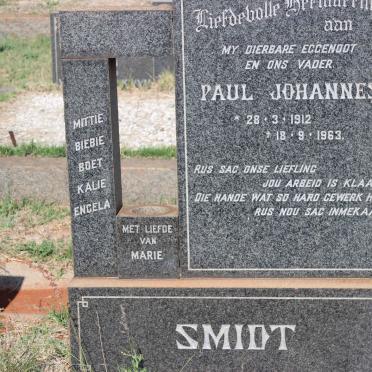 SMIDT Paul Johannes 1912-1963