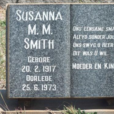 SMITH Susanna M.M. 1917-1973