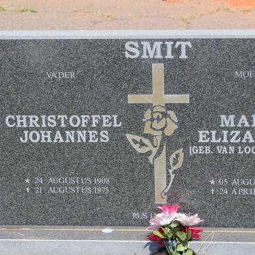 SMIT Christoffel Johannes 1908-1975 &amp; Maria Elizabeth VAN LOGGERENBERG 1907-1973