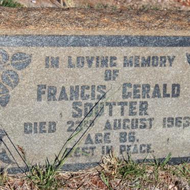 SOUTTER Francis Gerald -1963