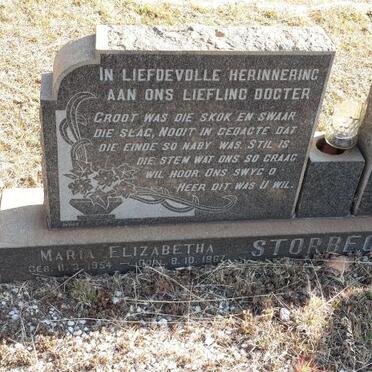 STORBECK Maria Elizabeth 1954-1967