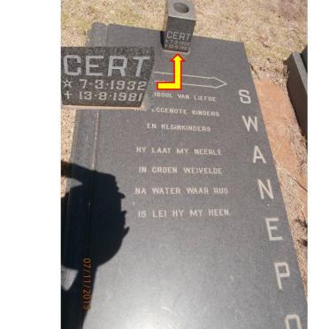 SWANEPOEL Gert 1932-1981