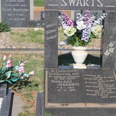 SWARTS Nicolaas Johannes 1912-1961