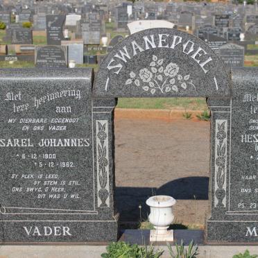 SWANEPOEL Sarel Johannes 1900-1962 &amp; Hester Helena BRODERICK 1906-1999
