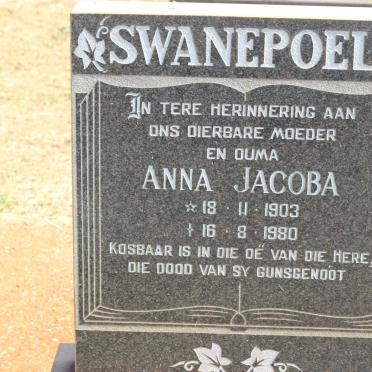 SWANEPOEL Anna Jacoba 1903-1980