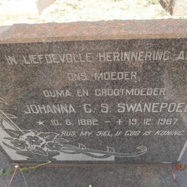 SWANEPOEL Johanna C.S. 1882-1967