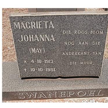 SWANEPOEL Magrieta Johanna 1913-1981