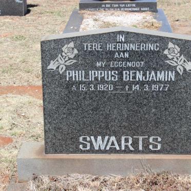 SWARTS Philippus Benjamin 1920-1977
