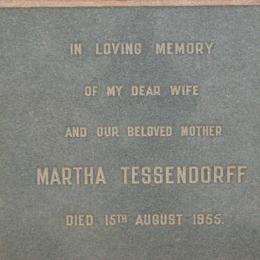 TESSENDORFF Martha -1955
