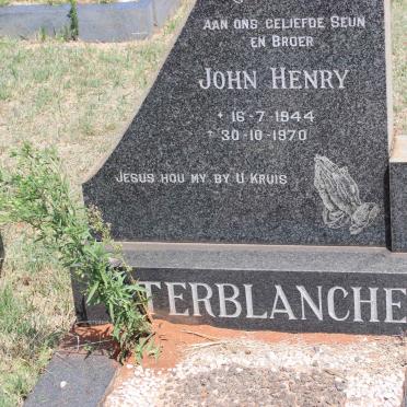 TERBLANCHE John Henry 1944-1970