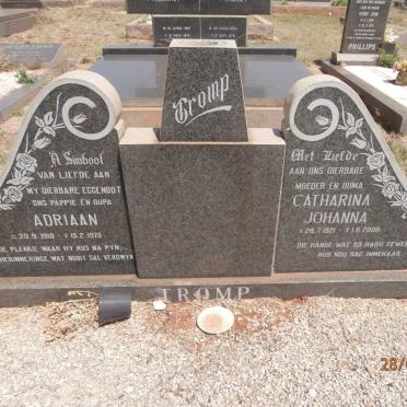 TROMP Adriaan 1918-1975 &amp; Catharina Johanna 1921-2006