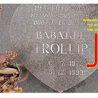TROLLIP Willemina Jacoba 1972-1993