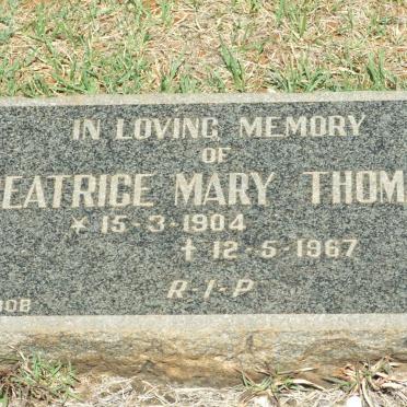 THOMAS Beatrice Mary 1904-1967